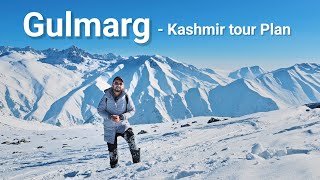 Gulmarg  Kashmir tour package  Kashmir tourist places  Gulmarg me Ghumne ki jagah  snowfall [upl. by Barthelemy]