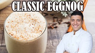 How to Make Easy Homemade Eggnog  Recipe by Lounging with Lenny [upl. by Nolyad]