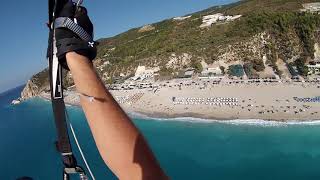 Lefkada Paragliding with Faza [upl. by Nerret821]