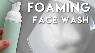 DIY Foaming Face Wash For Oily  Acne Prone Skin  Free Recipe for Beginners [upl. by Margarethe]