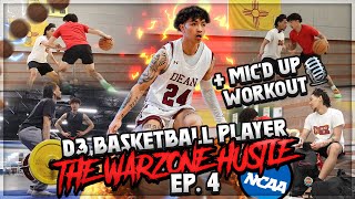 MORE THAN A GAME quotTHE WARZONE HUSTLEquot EP 4  MICD UP WORKOUT  D3 BASKETBALL PLAYER  TTB [upl. by Holsworth174]