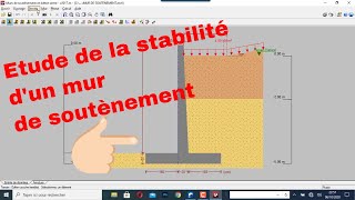 TUT0CYPE DIMENSIONNEMENT ET FERRAILLAGE DUN MUR DE SOUTENEMENT [upl. by Anirual]