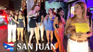 🇵🇷 SAN JUAN 200 AM NIGHTLIFE DISTRICT PUERTO RICO 2023 FULL TOUR [upl. by Ariek56]