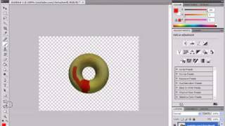 Adobe Photoshop CS4 3D Capabilities [upl. by Naujej]