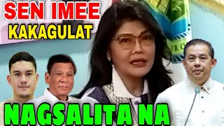 PBBM SUPER ATE SEN IMEE MARCOS INTERVIEW NAGSALITA NA [upl. by Alamap]