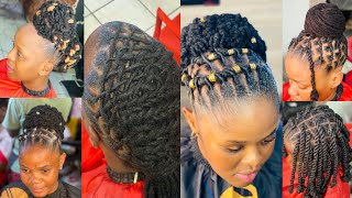 Man’s hairstyle VS Supa ladies dreadlocks hairstyles and Brazilian wool twist subscribe locs [upl. by Odicalp]