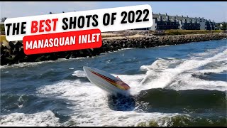 BEST OF MANASQUAN INLET 2022  The BEST Boat Shots Wins and Fails [upl. by Glanti]