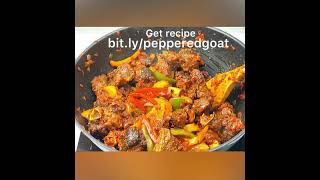 Peppered goat meat asun Shorts [upl. by Mallin637]