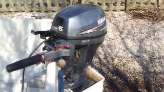 Yamaha 6hp 4 stroke starting and running [upl. by Wagoner168]