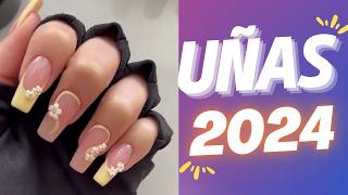 🟣 ¡Nuevas Tendencias Diseños de Uñas 2024 para todos los GUSTOS [upl. by Chang]