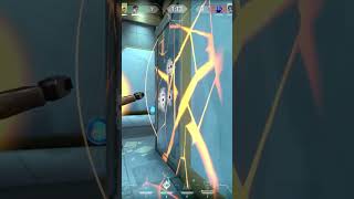 PERFECT SPIKE CAMP ON ABYSS valorant valorant3k valorantclips funnyjettclips jumpscare gaming [upl. by Macey]