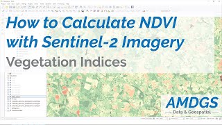 How to calculate NDVI Normalised Difference Vegetation Index In QGIS 3 [upl. by Vyse235]