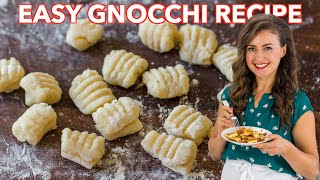 Easy Potato Gnocchi Recipe [upl. by Meehyrb]