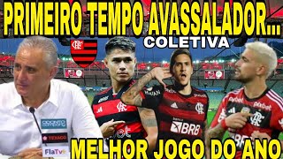 PÓS JOGO FLAMENGO X BOA VISTA COLETIVA TITE AO VIVO [upl. by Helban]