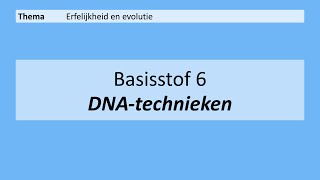 VMBO HAVO 2  Erfelijkheid en evolutie  Basisstof 6 DNAtechnieken  MAX [upl. by Pelmas38]