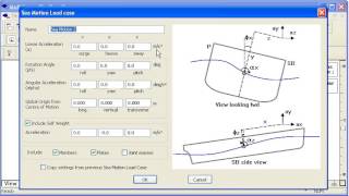 MAXSURF Multiframe  Sea Motion Loads [upl. by Lerat]