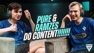 NEW PURE and RAMZES try to read each others lips  Tundra Esports [upl. by Wilfred]