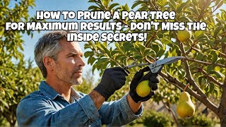 How to Prune a Pear Tree for Maximum Results  Dont Miss the Inside Secrets [upl. by Laverne]