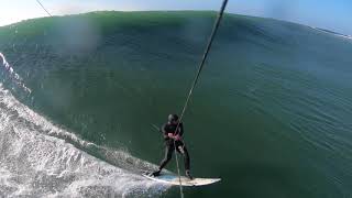 Strapless Kitesurfing Gopro hero 6 Hossegor [upl. by Ytsim]