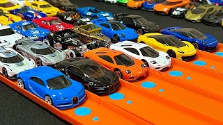 32 Car Hot Wheels Drag Race Tournament Compilation [upl. by Elaweda257]