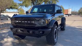 2023 Ford Bronco 4 door Badlands with Sasquatch Package for sale in Austin Texas [upl. by Hadias]