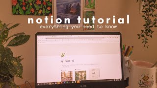 a full notion tutorial the basics  how to make your setup aesthetic 💻✨ [upl. by Green]