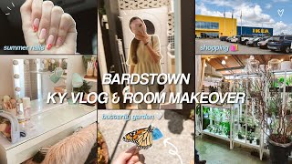 BARDSTOWN KY VLOG amp ROOM MAKEOVER  last day of 8th grade wilsons nurseries ikea haul nails [upl. by Bender]