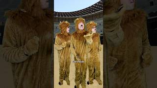 Christians in the Colosseum 🦁 comedy history shorts [upl. by Sorcha]