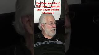 Ken Patera on the importance of the IC Title until Chyna became champion [upl. by Yonah]