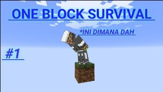 Kita terjebak cuma disatu block  Minecraft one block survival series part1 [upl. by Villada814]