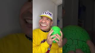 Nuovo trucchetto per aprire uovo sorpresa dinosauro🦖😳 saponescuoterlo Ep8 SBADABEM💥shorts [upl. by Anitsyrhc]