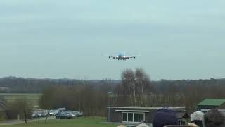 Last landing KLM PHBFR Rio de Janeiro  Airport Twente Enschede [upl. by Desdemona]