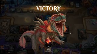 MTG Arena 5 Mythic Alchemy RG Dinosaur Durin Ramp Deck Guide [upl. by Meagher]