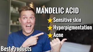 How to use MANDELIC ACID  For scarring acne sensitive skin and hyperpigmentation [upl. by Sadirah]