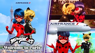 MIRACULOUS  🐞 WELCOME TO PARIS 🐾 Full Episode  With airfrancefr ✈️ [upl. by Enovahs269]