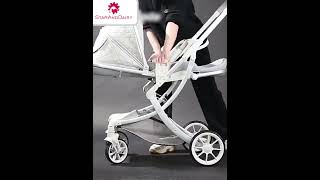 StarAndDaisy Luxe Ultima Travel Baby Stroller Easy Fold amp unfold Lightweight with Backrest [upl. by Marb]