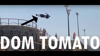 DOM TOMATOS BIGGEST FRONT FLIPS  Stick Parkour [upl. by Gnoht268]