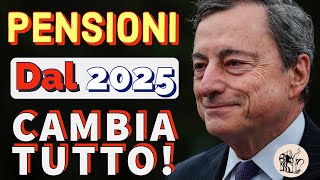 💥 PENSIONI 👉 DAL 2025 CAMBIERÀ TUTTO❗️📌 ADEGUAMENTO DEI REQUISITI ETÀ PENSIONABILE ❇️ [upl. by Jerrilee720]