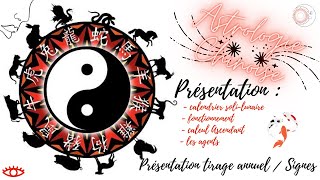 Présentation ASTROLOGIE CHINOISE🏮 amp Tirage☯ TAROSCOPE 2021 Signe🌸 [upl. by Grae]