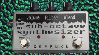 seppuku SUB OCTAVE SYNTHESIZER [upl. by Edyaw860]