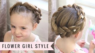 Flower Girl Style By SweetHearts Hair [upl. by Ojybbob906]