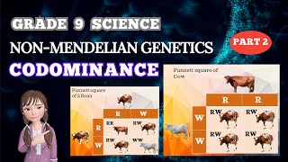 NONMENDELIAN GENETICS CODOMINANCE  GRADE 9 SCIENCE  BIOLOGY [upl. by Ardnuhsor912]