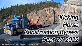 Kicking Horse Construction Bypass [upl. by Nairehs]