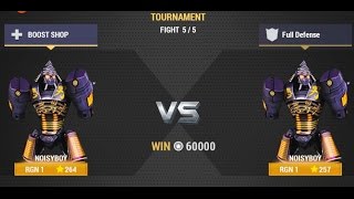 Real Steel Champions  FINAL TOURNAMENT  Noisy Boy VS Noisy Boy NEW ROBOTS GAME Живая Сталь [upl. by Niwrehs]