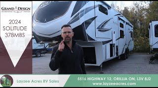 2024 Grand Design Solitude 378MBS  Sound of Silence  Layzee Acres RV Sales [upl. by Damon]