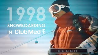 Club Med Hokkaido  Snowboarding in 1998 十勝サホロリゾートスキー場 【北海道上川郡】 [upl. by Cayla]