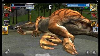 Jurassic World The Game  Player Duel Battle 644  MASTODONSAURUS [upl. by Valenza]