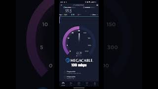 Megacable 100 Megas  Speedtest Noviembre 2022 [upl. by Krahmer]