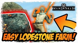 Lowlevel Lodestone farm Super easy December 2021  New World [upl. by Erehs]