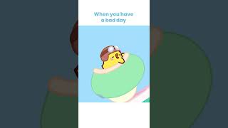 When its your bad day shorts funnycartoons molangandpiupiu [upl. by Noryb]